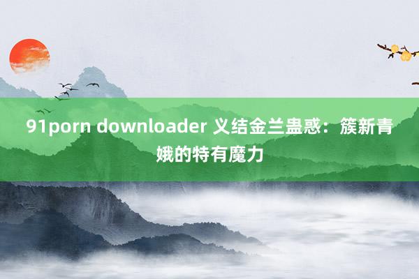 91porn downloader 义结金兰蛊惑：簇新青娥的特有魔力